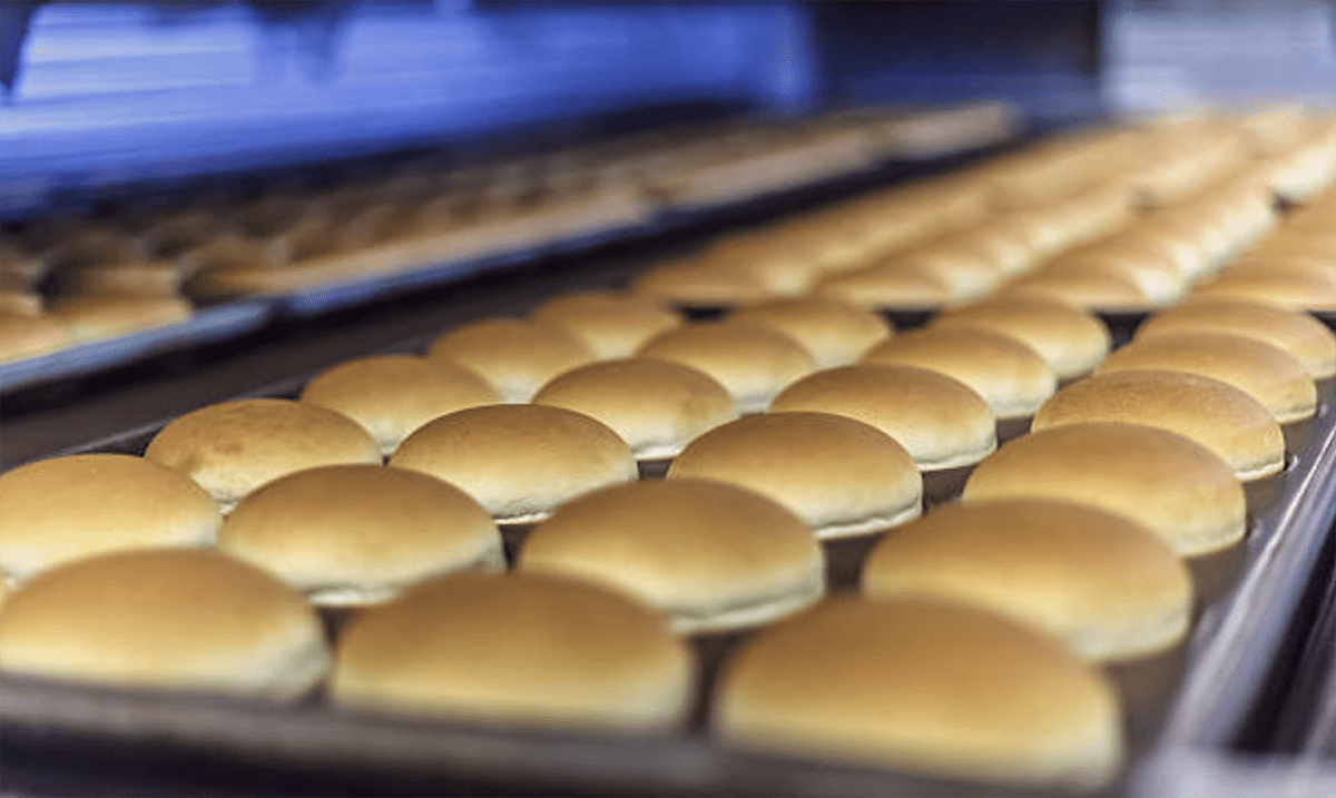 hamburger bun baking trays