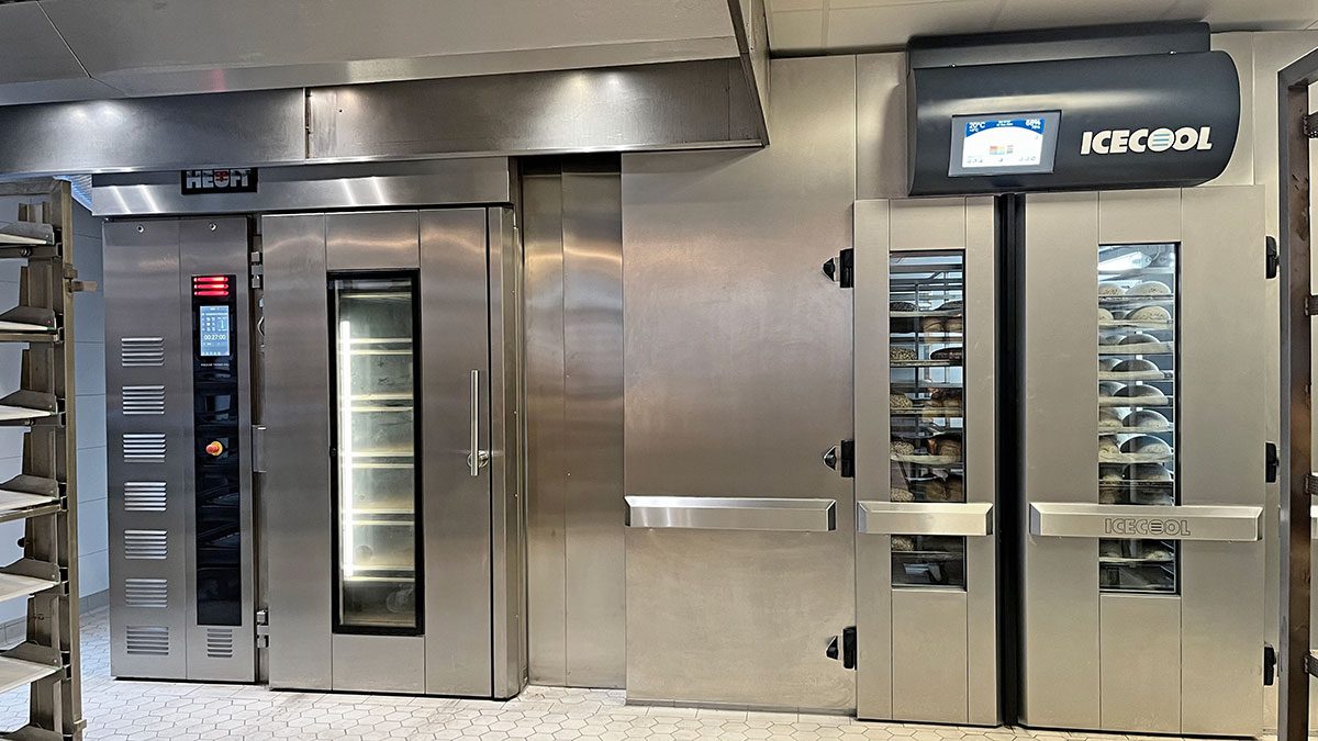 HEUFT oven en ICECOOL remrijskast Bakkerij de Kok